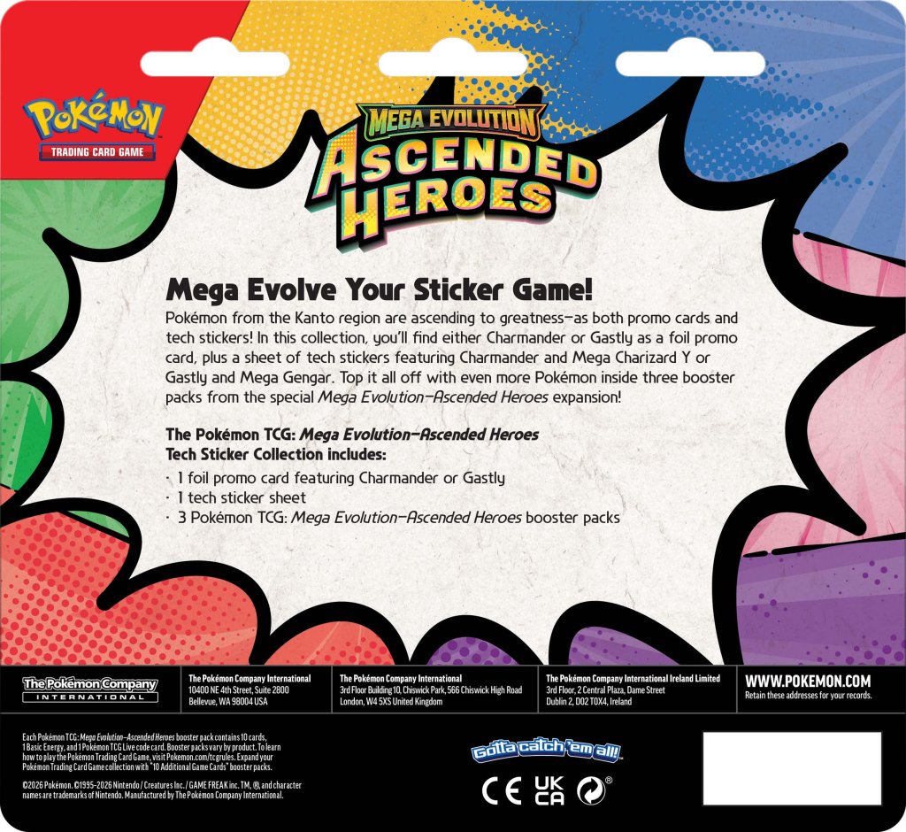 Pokémon TCG: Mega Evolution—Ascended Heroes Tech Sticker [Limit 1]